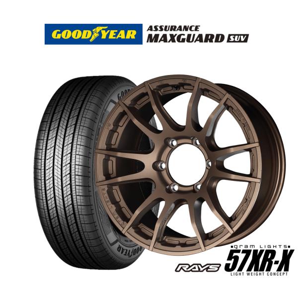 サマータイヤ ホイール4本セット レイズ グラムライツ 57 XR-X グッドイヤー ASSURAN...