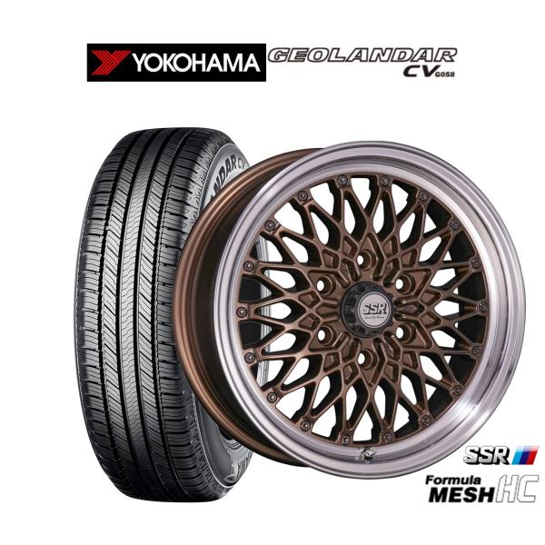 サマータイヤ ホイール4本セット タナベ SSR フォーミュラ メッシュ HC ヨコハマ GEOLA...