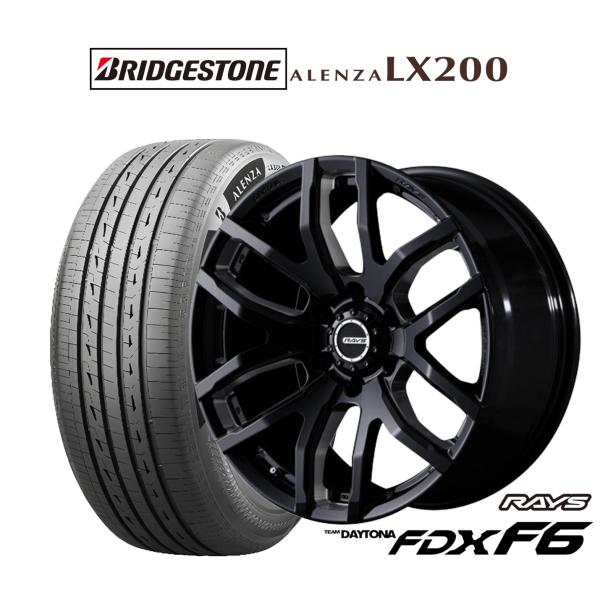 サマータイヤ ホイール4本セット レイズ チームデイトナ FDX F6 ブリヂストン ALENZA ...