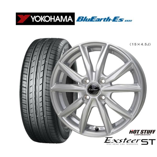 サマータイヤ ホイール4本セット ホットスタッフ エクスター ST ヨコハマ BluEarth-ES...