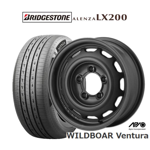 サマータイヤ ホイール4本セット アピオ WILDBOAR ワイルドボア ベンチュラ ブリヂストン ...