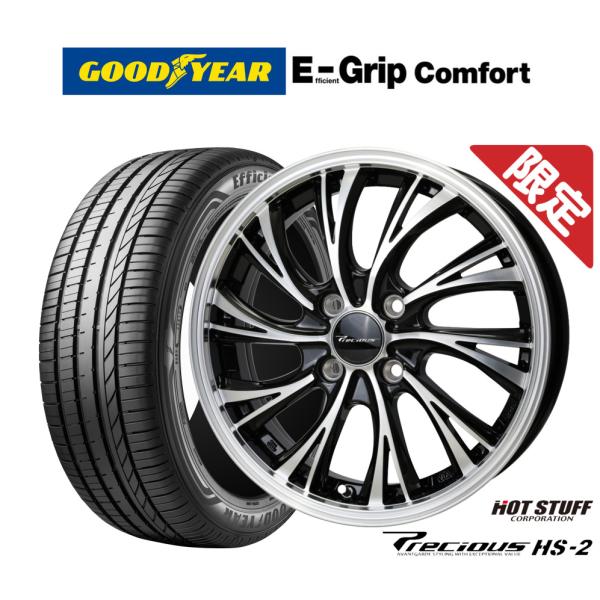 サマータイヤ ホイール4本セット ホットスタッフ プレシャス HS-2 グッドイヤー エフィシエント...