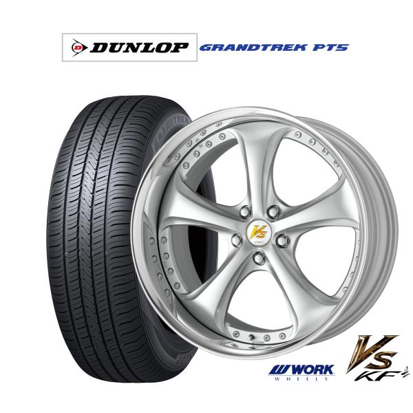 サマータイヤ ホイール4本セット ワーク VS KFシャープ ダンロップ GRANDTREK グラン...