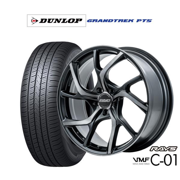 サマータイヤ ホイール4本セット レイズ VMF C-01 PREMIUM ダンロップ GRANDT...