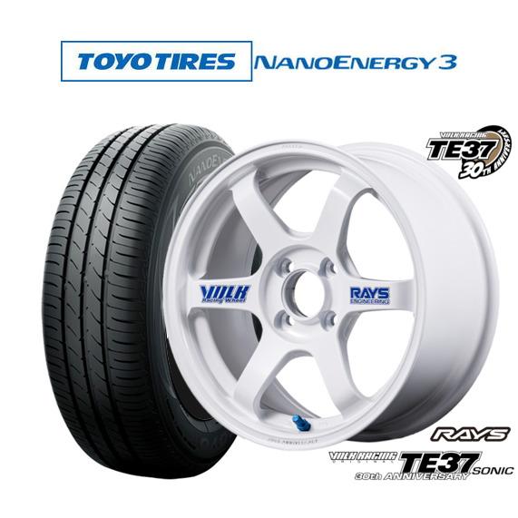 サマータイヤ ホイール4本セット レイズ ボルクレーシング TE37 SONIC(ソニック) 30T...