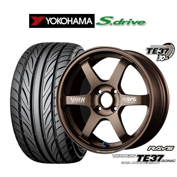 サマータイヤ ホイール4本セット レイズ ボルクレーシング TE37 SONIC(ソニック) 30T...
