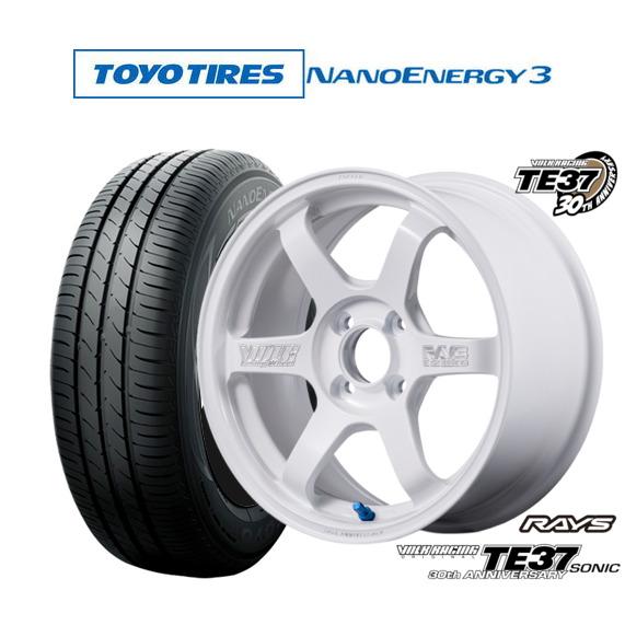 サマータイヤ ホイール4本セット レイズ ボルクレーシング TE37 SONIC(ソニック) 30T...