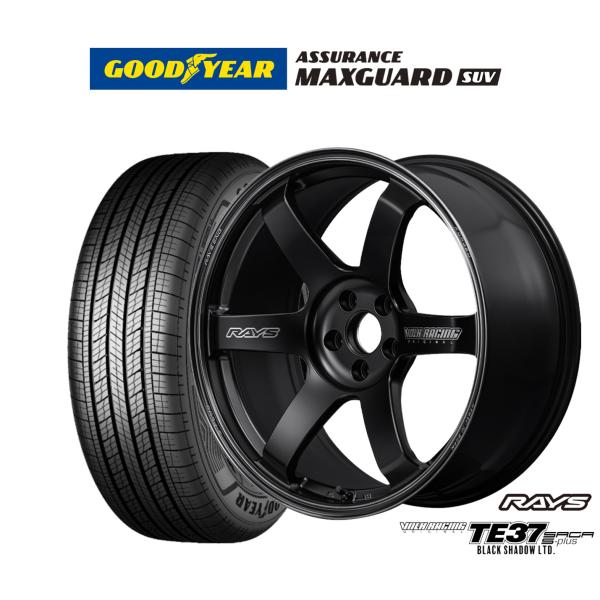 サマータイヤ ホイール4本セット レイズ ボルクレーシング TE37 サーガ S-plus Blac...