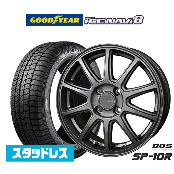 【2025年製】スタッドレスタイヤ ホイール4本セット BADX D,O,S(DOS) SP-10R...