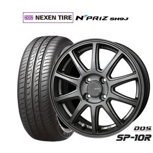 165/55R15 バドックスアルミホイール タイヤ2本付き サマータイヤ ホイール4本セット BADX エスホールド S-5V NEXEN
