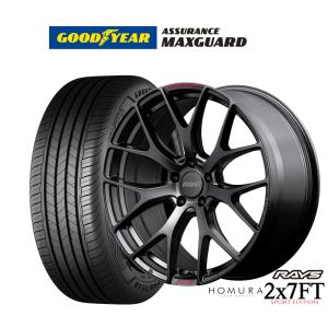 サマータイヤ ホイール4本セット レイズ HOMURA ホムラ 2×7 FT SPORT EDITION グッドイヤー アシュアランス マックスガード 225/45R18