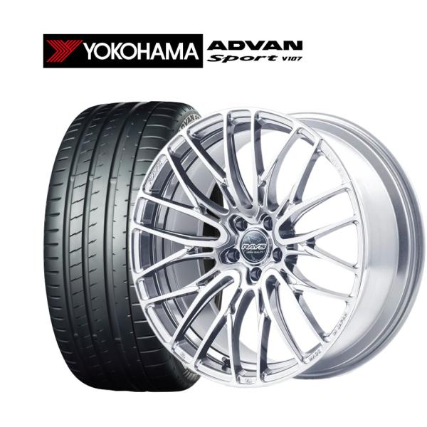 サマータイヤ ホイール4本セット レイズ HOMURA ホムラ 2×10 BD ヨコハマ ADVAN...