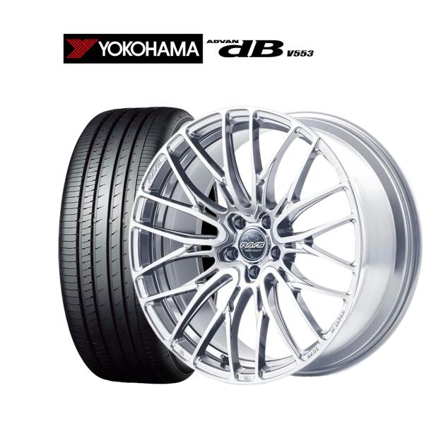 サマータイヤ ホイール4本セット レイズ HOMURA ホムラ 2×10 BD ヨコハマ ADVAN...