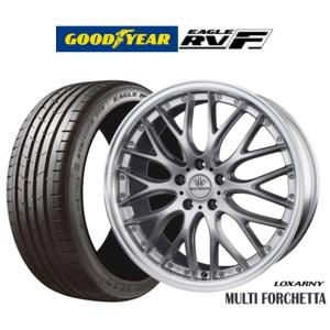 サマータイヤ ホイール4本セット BADX ロクサーニ マルチフォルケッタ グッドイヤー イーグル RV-F(RVF) 245/40R19