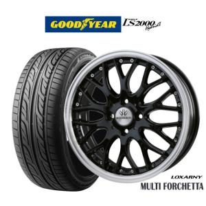 サマータイヤ ホイール4本セット BADX ロクサーニ マルチフォルケッタ グッドイヤー イーグル LS2000 ハイブリッド2(HB2) 165/50R15