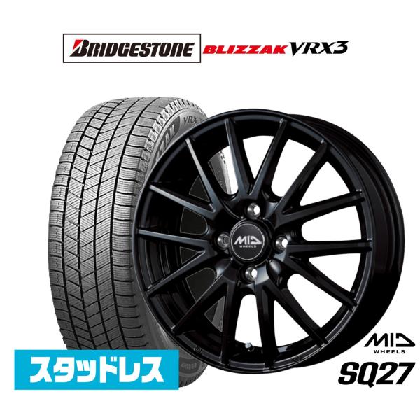 ブリヂストン BLIZZAK ブリザック VRX3 155/65R14 スタッドレスタイヤ ホイール...