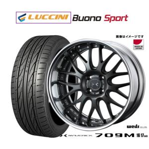 サマータイヤ ホイール4本セット ウェッズ マーベリック 709M LUCCINI ルッチーニ Buono Sport (ブォーノ スポーツ) 165/40R17｜carport-maluzen