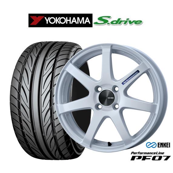 サマータイヤ ホイール4本セット エンケイ PF07 ヨコハマ DNA S.drive ドライブ (...