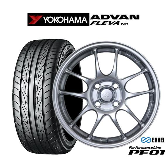 サマータイヤ ホイール4本セット エンケイ PF01 ヨコハマ ADVAN アドバン フレバ V70...