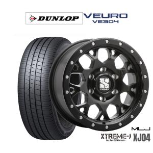 サマータイヤ ホイール4本セット MLJ エクストリーム XJ04 ダンロップ VEURO ビューロ VE304 215/55R17｜carport-maluzen