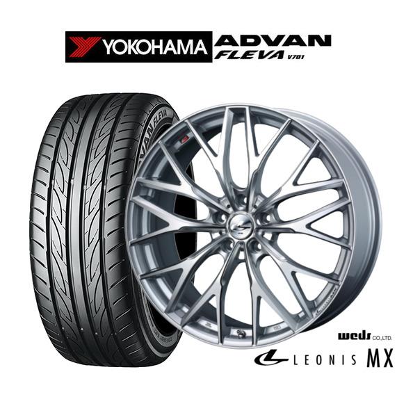 サマータイヤ ホイール4本セット ウェッズ レオニス MX ヨコハマ ADVAN アドバン フレバ ...