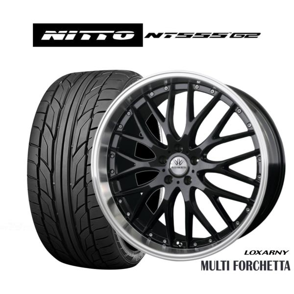 サマータイヤ ホイール4本セット BADX ロクサーニ マルチフォルケッタ NITTO NT555 ...