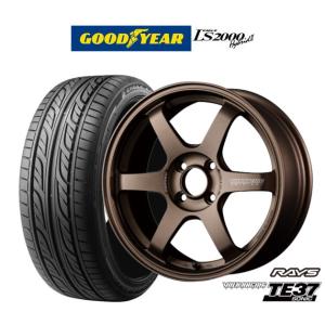 サマータイヤ ホイール4本セット レイズ ボルクレーシング TE37 SONIC(ソニック) グッドイヤー イーグル LS2000 ハイブリッド2(HB2) 165/50R15