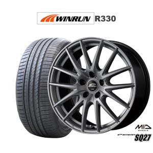 サマータイヤ ホイール4本セット MID シュナイダー SQ27 WINRUN ウインラン R330 205/50R17｜carport-maluzen