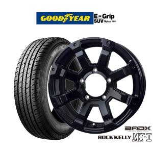 サマータイヤ ホイール4本セット BADX ロックケリー ROCK KELLY MX-I(ジムニー) グッドイヤー エフィシエント グリップ SUV HP01 175/80R16