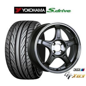 サマータイヤ ホイール4本セット タナベ SSR GT X03 ヨコハマ DNA S.drive ドライブ (ES03/ES03N) 165/45R16｜カーポートマルゼン