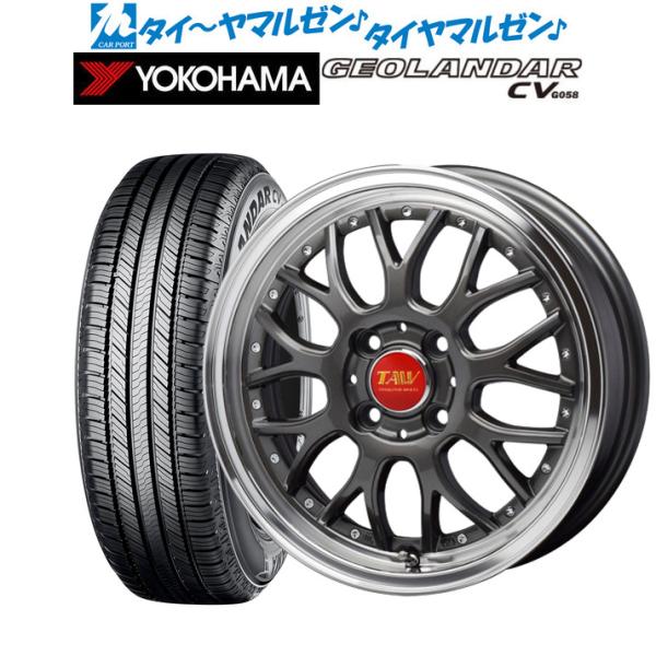 サマータイヤ ホイール4本セット トライアルファ レオウイング RM9 ヨコハマ GEOLANDAR...