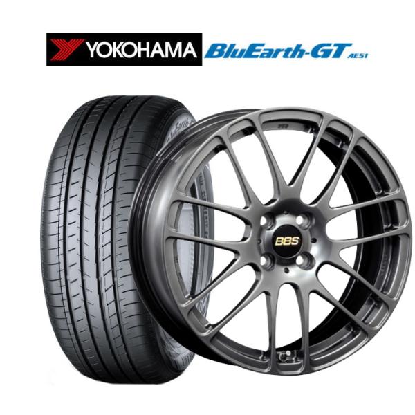 サマータイヤ ホイール4本セット BBS JAPAN RE-L2 ヨコハマ BluEarth ブルー...