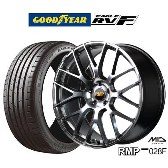 サマータイヤ ホイール4本セット MID RMP 028F グッドイヤー イーグル RV-F(RVF...