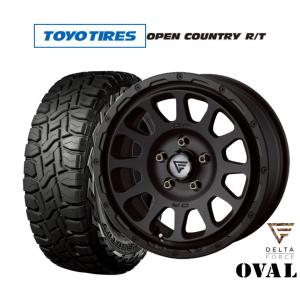 25日までお値引き！ デルタフォース　オーバル　マットブラック ホイール新品 1本のみ FORCE デルタフォース オーバル マット