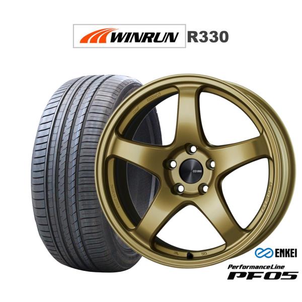 サマータイヤ ホイール4本セット エンケイ PF05 WINRUN ウインラン R330 195/4...