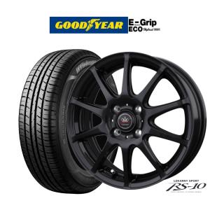 サマータイヤ ホイール4本セット BADX ロクサーニスポーツ RS-10 グッドイヤー エフィシエント グリップ エコ EG01 185/70R14｜carport-maluzen