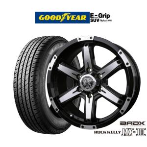 サマータイヤ ホイール4本セット BADX ロックケリー ROCK KELLY MX-III グッドイヤー エフィシエント グリップ SUV HP01 265/70R17｜carport-maluzen