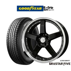 サマータイヤ ホイール4本セット BADX ロクサーニ グラスターファイブ グッドイヤー エフィシエント グリップ SUV HP01 225/55R19｜carport-maluzen