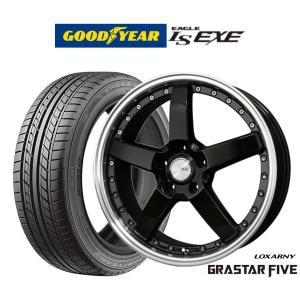 サマータイヤ ホイール4本セット BADX ロクサーニ グラスターファイブ グッドイヤー イーグル LS EXE（エルエス エグゼ） 215/45R18｜carport-maluzen