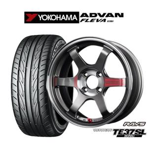 サマータイヤ ホイール4本セット レイズ ボルクレーシング TE37 SONIC(ソニック)SL ヨコハマ ADVAN アドバン フレバ V701 185/55R15