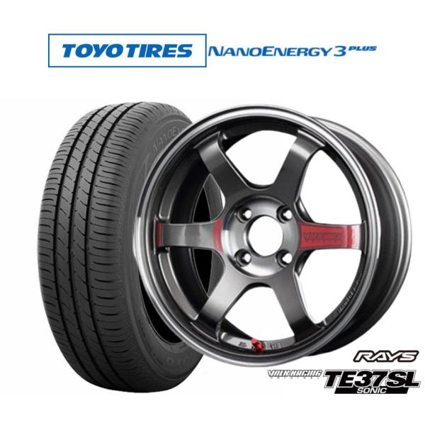 サマータイヤ ホイール4本セット レイズ ボルクレーシング TE37 SONIC(ソニック)SL ト...