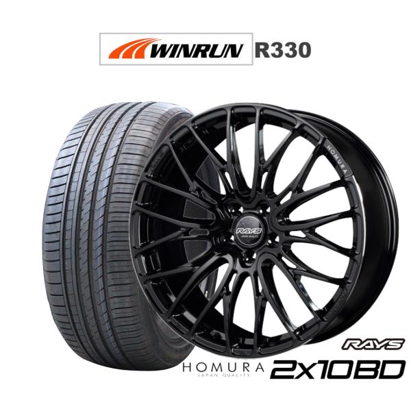 サマータイヤ ホイール4本セット レイズ HOMURA ホムラ 2×10 BD WINRUN ウイン...