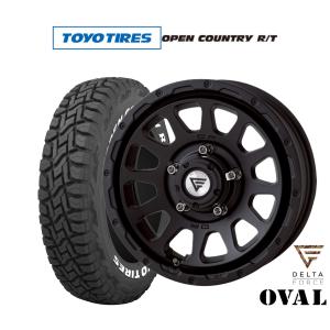 サマータイヤ ホイール4本セット FORCE デルタフォース OVAL(オーバル) トーヨータイヤ オープンカントリー R/T  185/85R16｜カーポートマルゼン