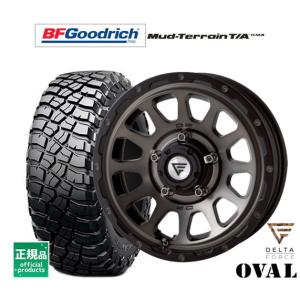 サマータイヤ ホイール4本セット FORCE デルタフォース OVAL(オーバル) グッドリッチ マッドテレーン T/A KM3 205/80R16｜carport-maluzen