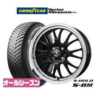 オールシーズンタイヤ ホイール4本セット BADX エスホールド S-5V