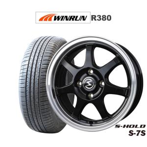 サマータイヤ ホイール4本セット BADX エスホールド S-7S WINRUN ウインラン R380 165/65R14｜carport-maluzen