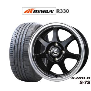 サマータイヤ ホイール4本セット BADX エスホールド S-7S WINRUN ウインラン R330 195/55R16