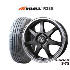 サマータイヤ ホイール4本セット BADX エスホールド S-7S WINRUN ウインラン R380 165/65R14｜carport-maluzen