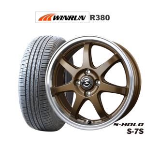 サマータイヤ ホイール4本セット BADX エスホールド S-7S WINRUN ウインラン R380 205/60R16｜carport-maluzen