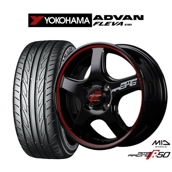 サマータイヤ ホイール4本セット MID RMPレーシング R50 ヨコハマ ADVAN アドバン ...